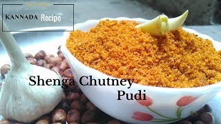 Shenga Chutney Pudi  ಚಟ್ನಿ ಪುಡಿ  Peanut Groundnut Garlic Chutney Pudi Kannada Recipe  ಕನ್ನಡ ಭಾಷೆ [upl. by Natiha]