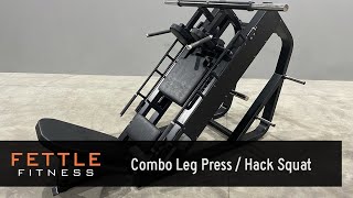 24812  Fettle Fitness Combo Leg Press  Hack Squat [upl. by Assenab]