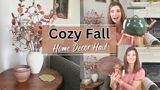 Cozy Fall Decor Haul amp Decorating Ideas  Michaels Kohls amp Target [upl. by Nirmak484]