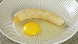 15 minutes Snacks recipe  Easy banana cake in frying pan [upl. by Ty]