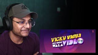 Vicky Vidya Ka Woh Wala Video Trailer • Reaction [upl. by Alilahk]