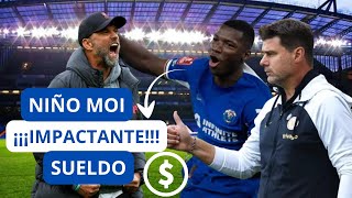 🛑¿Cuanto gana MOISES CAICEDO en el Chelsea🛑2024 Niño Moi millonario [upl. by Nevanod]