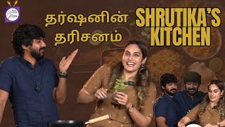 Cook With Comali Darshan in Shrutikas Kitchen  Shrutikas Delectable Prawn Surprise for Darshan [upl. by Averi]