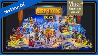 Lemax Christmas Village 2023  The Making Of Santas Wonderland [upl. by Ande45]