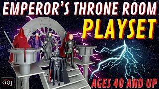 Epic NEW Star Wars ROTJ Emperor Throne Room Action Figure Playset [upl. by Call]