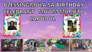 MASAYANG NAKATANGGAP NG REGALO MULA SA MAY MABUTING KALOOBANTGC BIRTHDAY GIVE AWAYS [upl. by Ramonda]