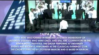 TAIFA MZIKI performing Hapo Zamani  Sizongena on THE KWAYA [upl. by Martguerita]