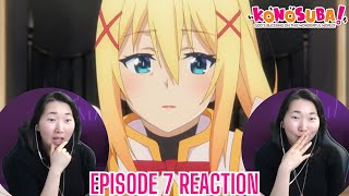 Poor Darkness Konosuba Season 3 Episode 7 Reaction [upl. by Llenrag]