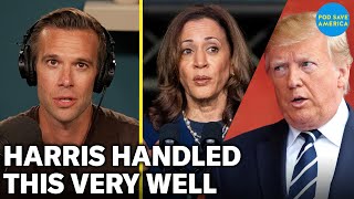 Kamala Harris Gives GREAT Response To Donald Trumps Insane NAJB Interview [upl. by Ramedlab]