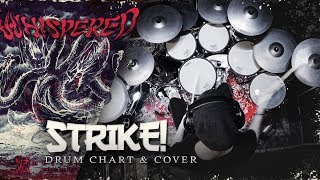 Whispered  Strike Drum CoverChart [upl. by Wayolle452]