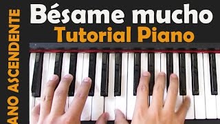 BESAME MUCHO TUTORIAL PIANO [upl. by Storer]