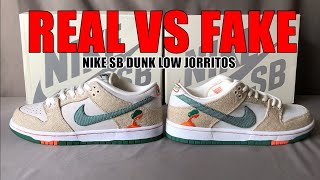 Real vs Fake Nike SB Dunk Low Jarritos 4K [upl. by Kimmel983]