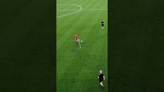 Tag friends to try this drill with⚽🤩 footballdrills soccerdrills trainingdrills footballtraining [upl. by Airtemak]