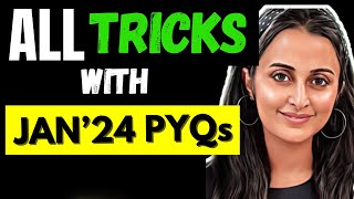 JEE JAN24 PYQs with SUPER SHORTCUTS HACKS amp TRICKS JEE 2025 CRACK PYQs in seconds jee2025 jee [upl. by Gerrald]