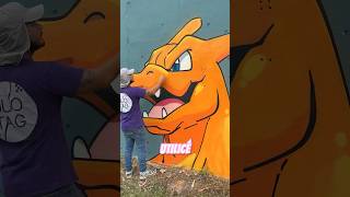 Pintando a Charizard con Aerosol GraffitiProcess TutorialGraffiti graffiti streetart [upl. by Ardekahs321]