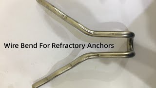 Refractory Anchors Making MachineStainless Steel Rod 12mm16mm Bending Machine [upl. by Ynabla]