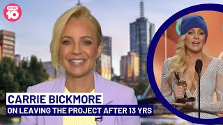 Carrie Bickmore on Leaving The Project After 13 Years  Studio 10 [upl. by Libb]