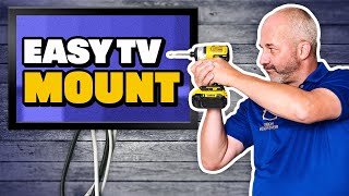 How to Mount a TV Perfectly  Wall Mount Full Tutorial [upl. by Zed695]