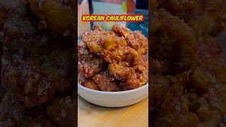 Korean cauliflower recipe shorts youtubeshorts trendingshorts cauliflower phoolghobi [upl. by Ahtebat]