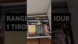 ✨️ RANGEMENT maison 1 jour 1 tiroir shorts cleantok rangement [upl. by Yauqram]