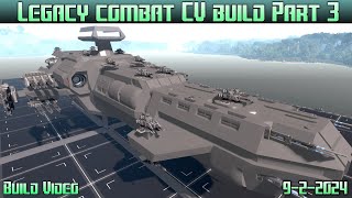 Empyrion Galactic Survival  Legacy combat CV build part 3 [upl. by Quincey]