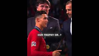 what bro said 😂  cristianoronaldo football 4k viral trending shorts shortsfeed fyp cr7 [upl. by Novaat]