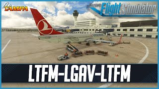 MSFS LIVE  Real World Turkish Airlines OPS  GSX Pro  PMDG 737900ER  Istanbul to Athens [upl. by Xonel270]