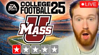 UMASS DYNASTY YEAR 6 PLAYOFFS ROUND 1 v Alabama [upl. by Olivie]