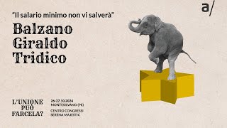 EMD2024  “Il salario minimo non vi salverà” – Savino Balzano Sergio Giraldo Pasquale Tridico [upl. by Ximenez]