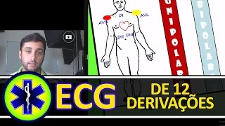 COMO REALIZAR UM ECG DE 12 DERIVAÇÕES NA PRÁTICA  ELETROCARDIOGRAMA [upl. by Thorbert]