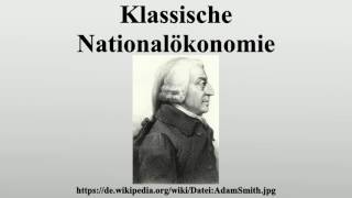 Klassische Nationalökonomie [upl. by Netsuj]