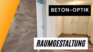 Hier dieses Wohnzimmer NEU einrichten  Betonoptik im Metall  Stil [upl. by Pate797]