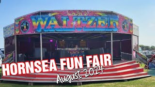 Hornsea Fun Fair Vlog August 2024  Brutal Twister 🤕 [upl. by Azitram]