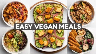 5 Meals I Eat Every Week Vegan [upl. by Aznarepse]