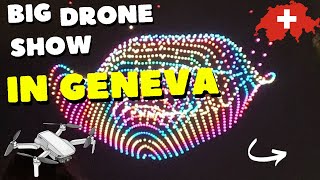 BIG DRONE SHOW IN GENEVA [upl. by Laddy]