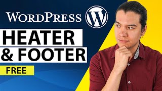 How To Edit Header and Footer in WordPress 2024 Step by Step [upl. by Ellebana]