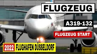 Flugzeug Start DAGWL Eurowings Airbus A319132 am Flughafen Düsseldorf [upl. by Quar875]