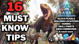 Most Important Things To Know In ARK Survival Ascended  Ark Must Know Tips [upl. by Abehshtab621]