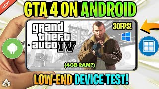 🔥 TESTING GTA 4 ANDROID ON LOWEND DEVICE  WINLATOR GLIBC GAMEPLAY [upl. by Kcirret]