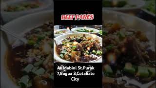 Estong Beef Pares at Mabini StCotabato City Purok 7Bagua 3 [upl. by Jacquetta]