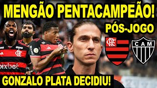 FLAMENGO PENTACAMPEÃO DA COPA DO BRASIL MENGÃO SEGUROU GALO NA FINAL COMEMORA NAÇÃO PLATA DECIDIU [upl. by Notlih]