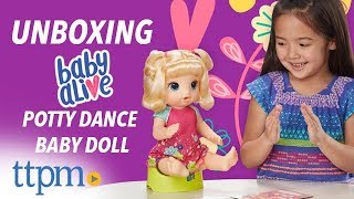 Unboxing  Baby Alive Potty Dance Doll from Hasbro [upl. by Daberath]