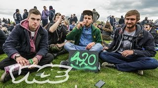 Celebrating 420 with Londons Weed Fanatics [upl. by Ecital]