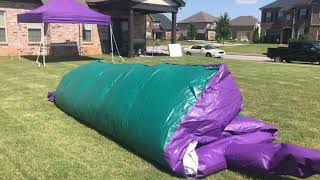 Inflating a Bounce House￼ Castle [upl. by Ioved]