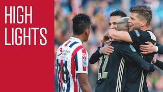 Highlights bekerfinale Willem II  Ajax [upl. by Froehlich]