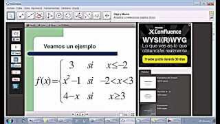 graficar funcion trozos o por partes  geogebra [upl. by Sessylu]