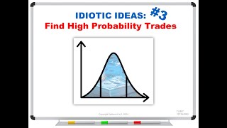 IDIOTIC IDEAS 3 Find High Probability Trades [upl. by Nerahs]