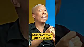 quotDEMOCRACY CAN BE ANARCHYquot Malema [upl. by Massingill]