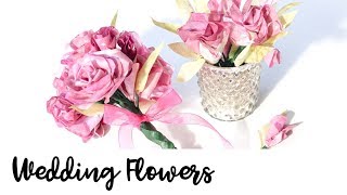 How to Make Wedding Flowers from Coffee Filters [upl. by Yslehc]