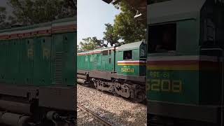 Loco power with brake van youtube viralshorts [upl. by Curt]